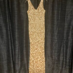 Gold Sequin Formal size 7
